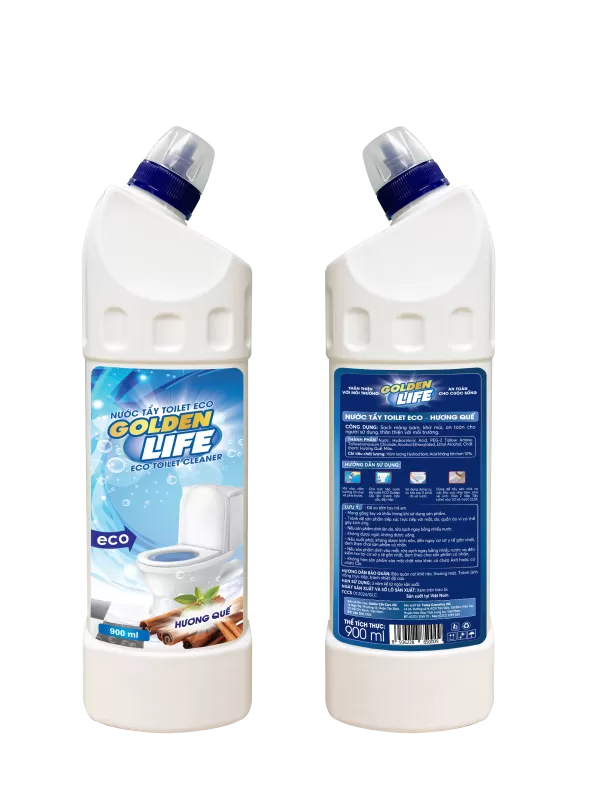 NƯỚC TẨY TOILET ECO GOLDEN LIFE - 900ML